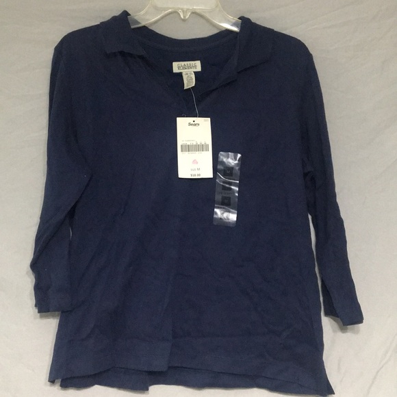 NWT Navy Polo Size Medium 10-12 - Picture 2 of 6